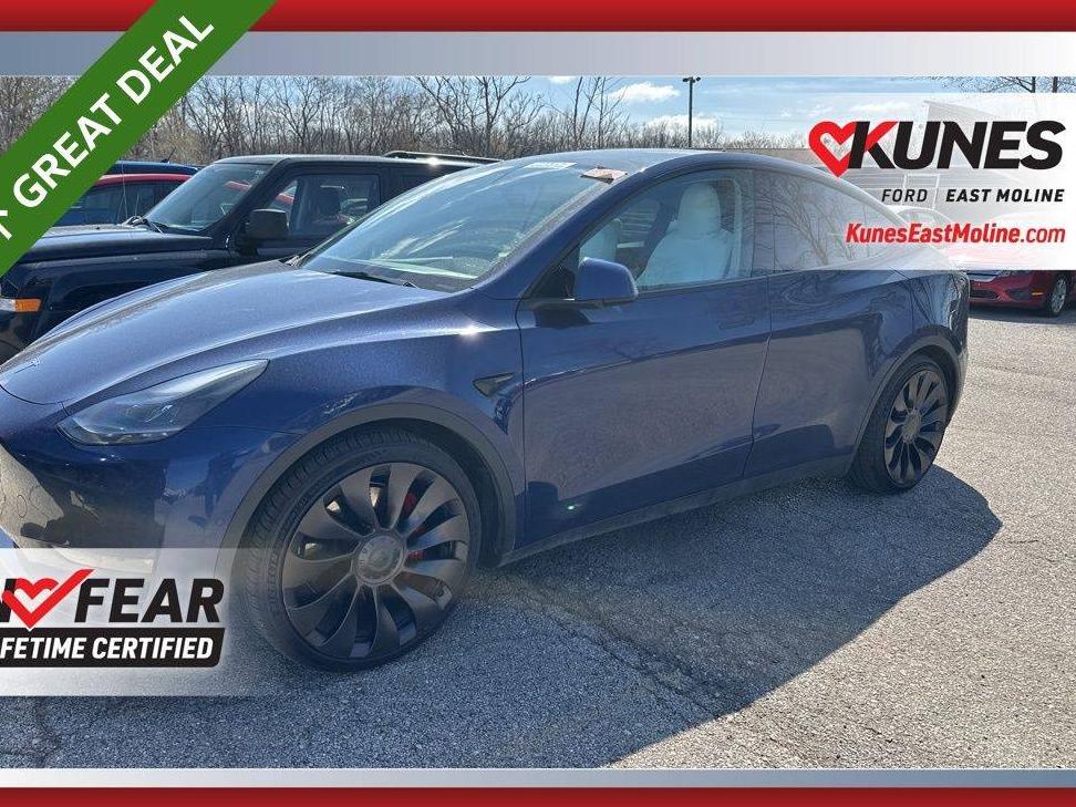 TESLA MODEL Y 2022 7SAYGDEF8NF380803 image